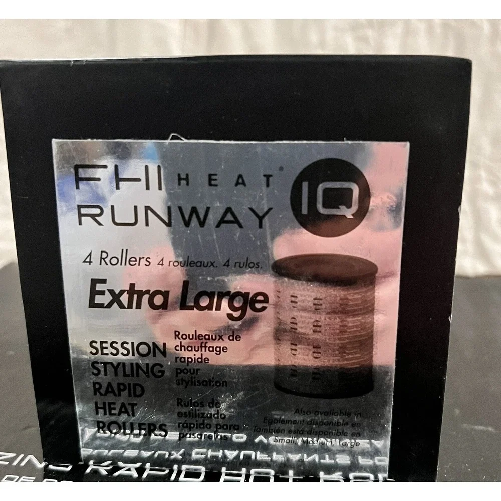 FHI Heat Runway IQ Session Styling Rapid Heat Rollers Extra‎ Large XL Curlers